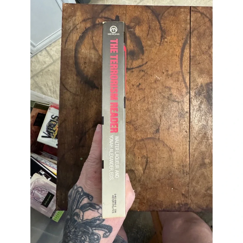 The Terrorism Reader A Historical Anthology Walter Laqueur 1987 Revised Edition